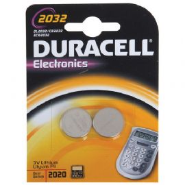 DURACELL BATTERIA BOTTONE IN LITIO 3V NON RICARICABILE CONFEZIONE DA 2 - DL2032B2