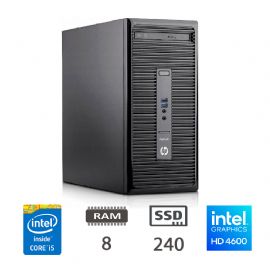 RIGENERATI PC HP REGLOO PRODESK 400 G2 MT I5-4570 8GB 240GB SSD WIN 10 PRO GAR 2 ANNI - 005395PCR-EU
