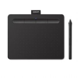 WACOM TAVOLETTA GRAFICA CON PENNINO A6 WIDE 2540 LPI CON CAVO E WIRELESS , BLACK DE NERO - CTL-4100WLK-S