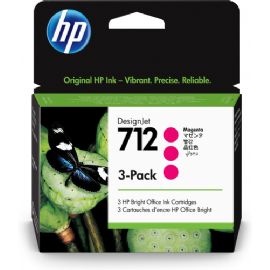 HP CART INK MAGENTA 712, 3 PACK - 3ED78A